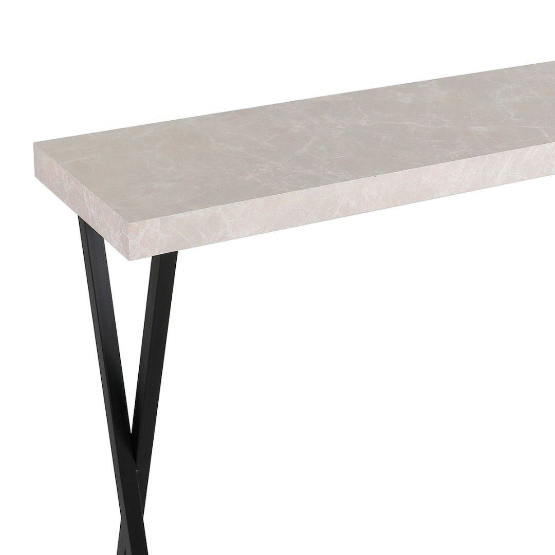 Brito Grey Marble Console Table