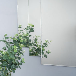 Odeon 89cm Rectangle Stepped Mirror