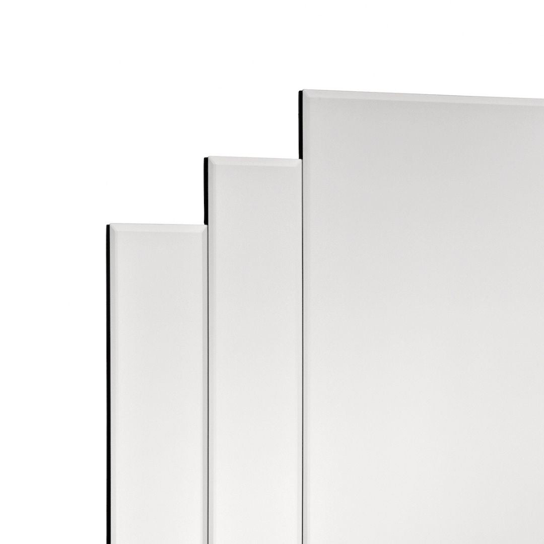 Odeon 89cm Rectangle Stepped Mirror