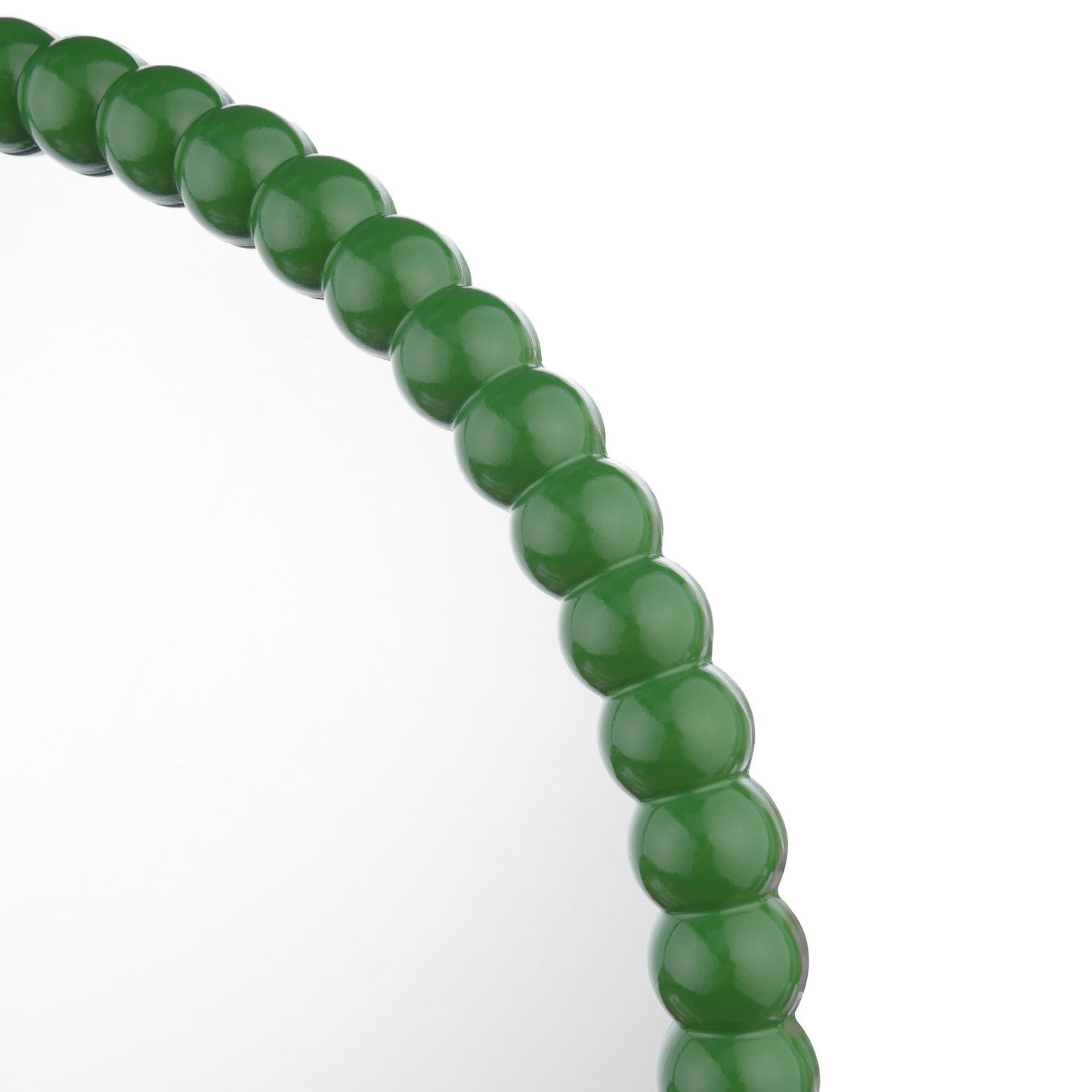 Ruan Round Mirror Green