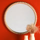 Ruan Round Mirror Cream