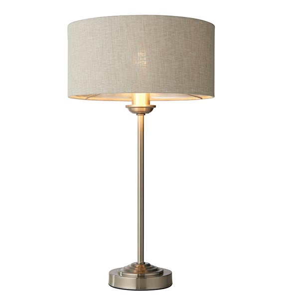 Highclere Silver Table Lamp