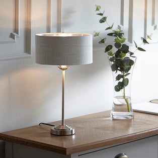 Highclere Silver Table Lamp