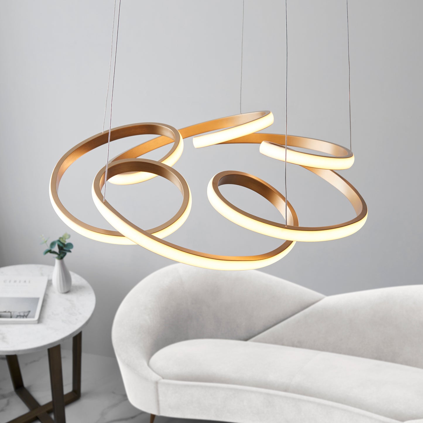 Kaja LED Gold Ceiling Pendant