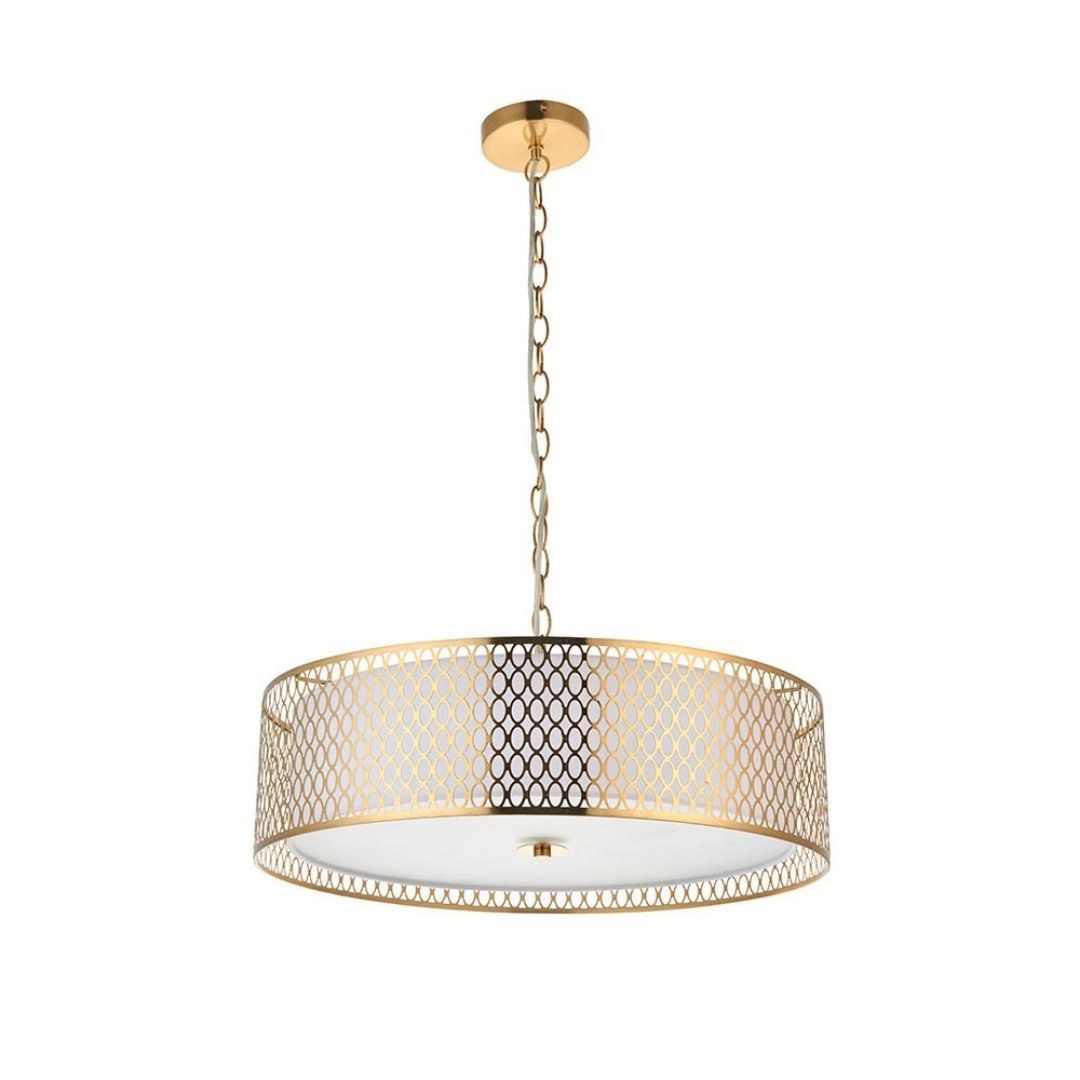 Cordero 3 Light Gold Pendant Ceiling Light