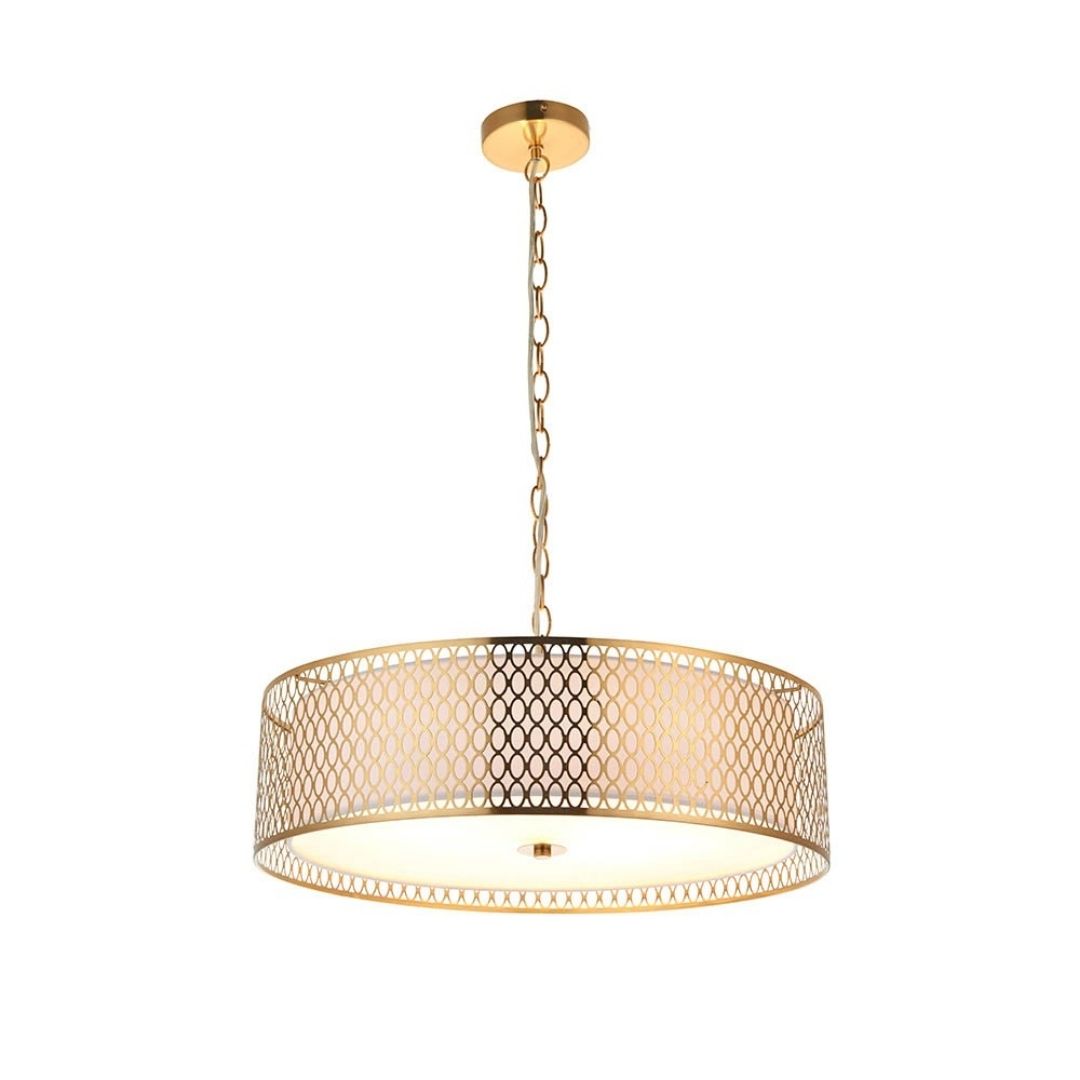 Cordero 3 Light Gold Pendant Ceiling Light