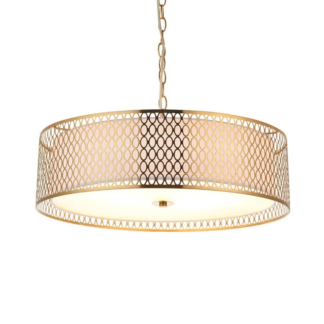 Cordero 3 Light Gold Pendant Ceiling Light