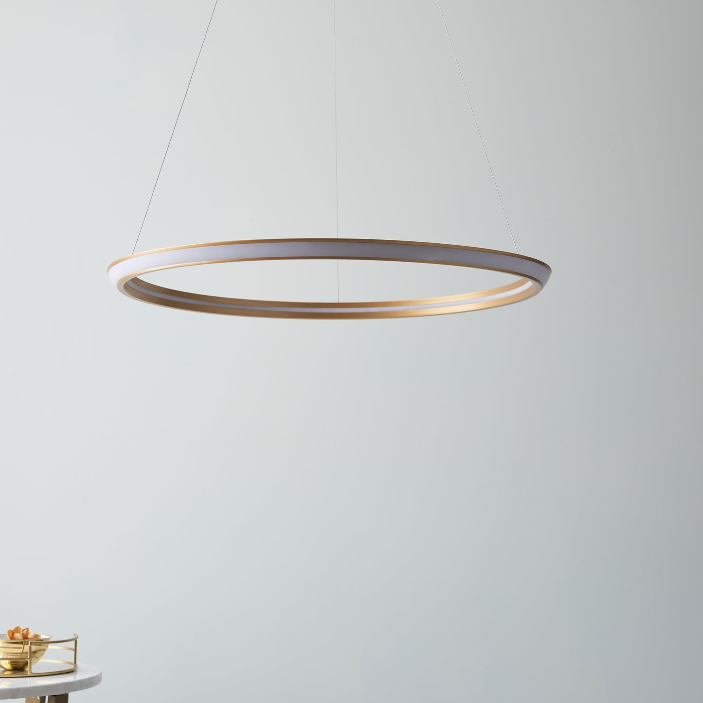Keren LED Gold Ceiling Pendant