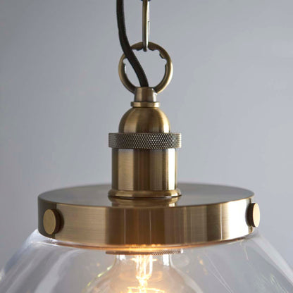 Hansen Antique Brass Grand Pendant Ceiling Light