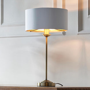 Highclere Antique Brass Table Lamp