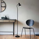 Amalfi Matt Black Task Floor Lamp