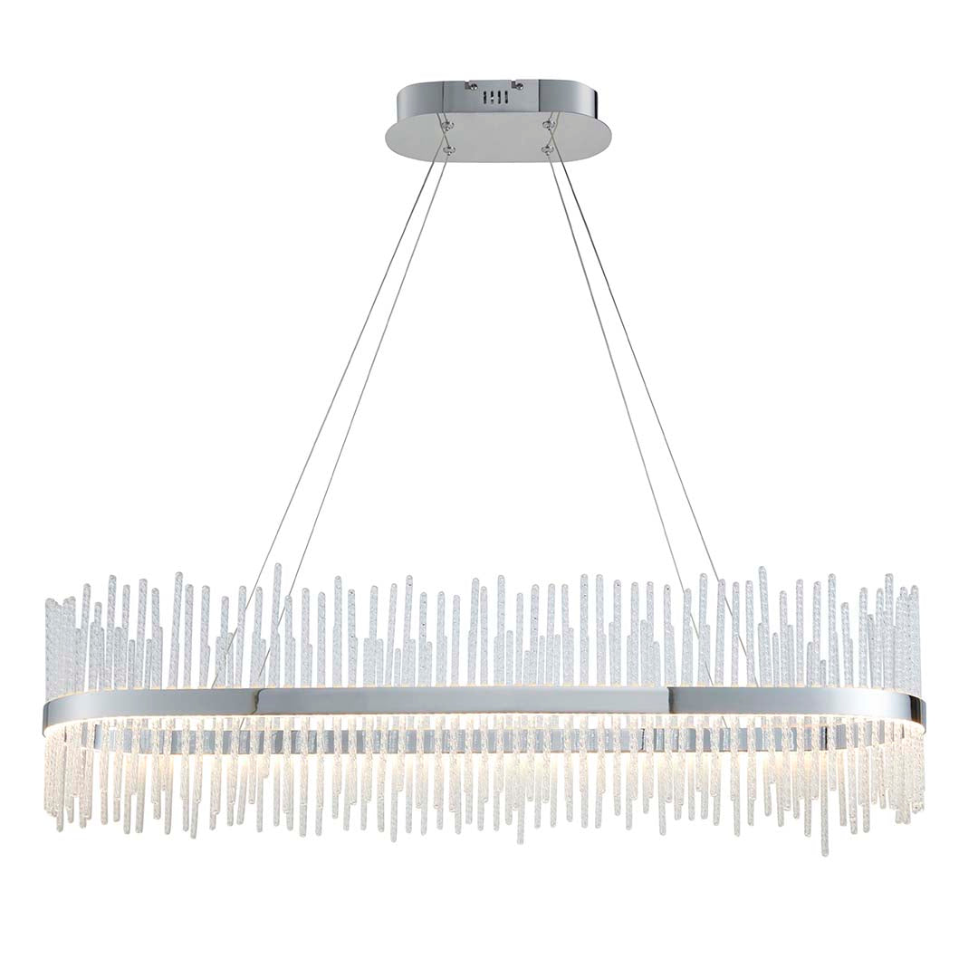 Virbrook Chrome Linear LED Pendant Ceiling Light