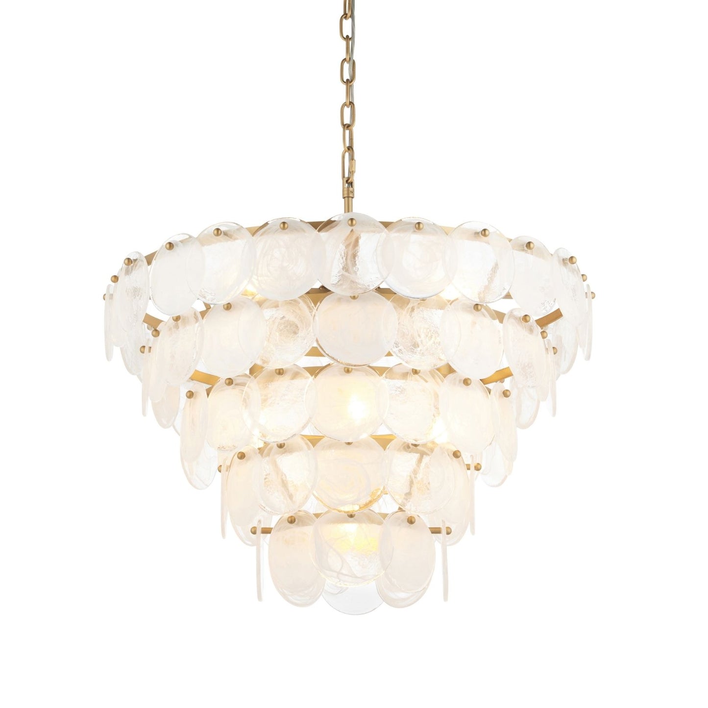 Kimana 9 Light Antique Gold Pendant Ceiling Light