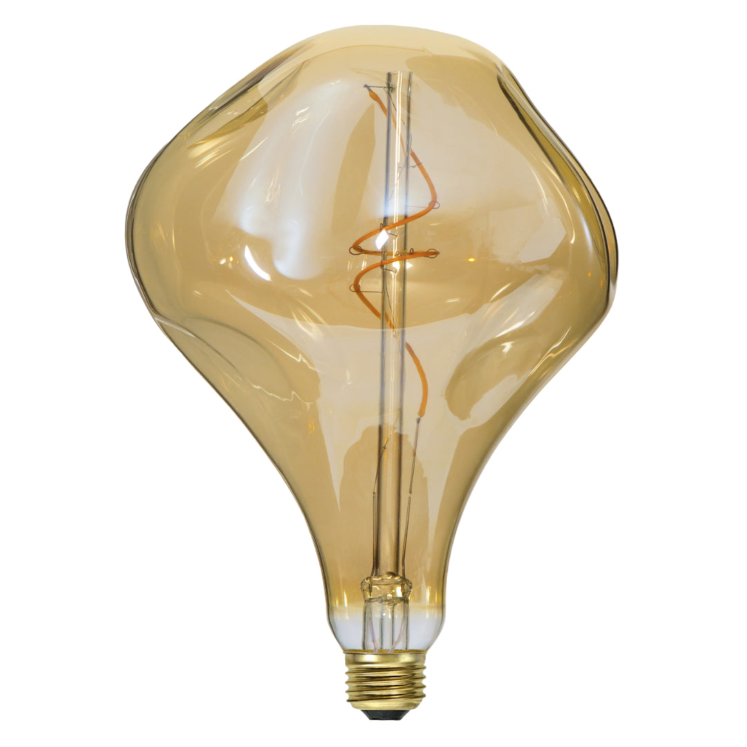 Distorted Bulb LED E27 Amber