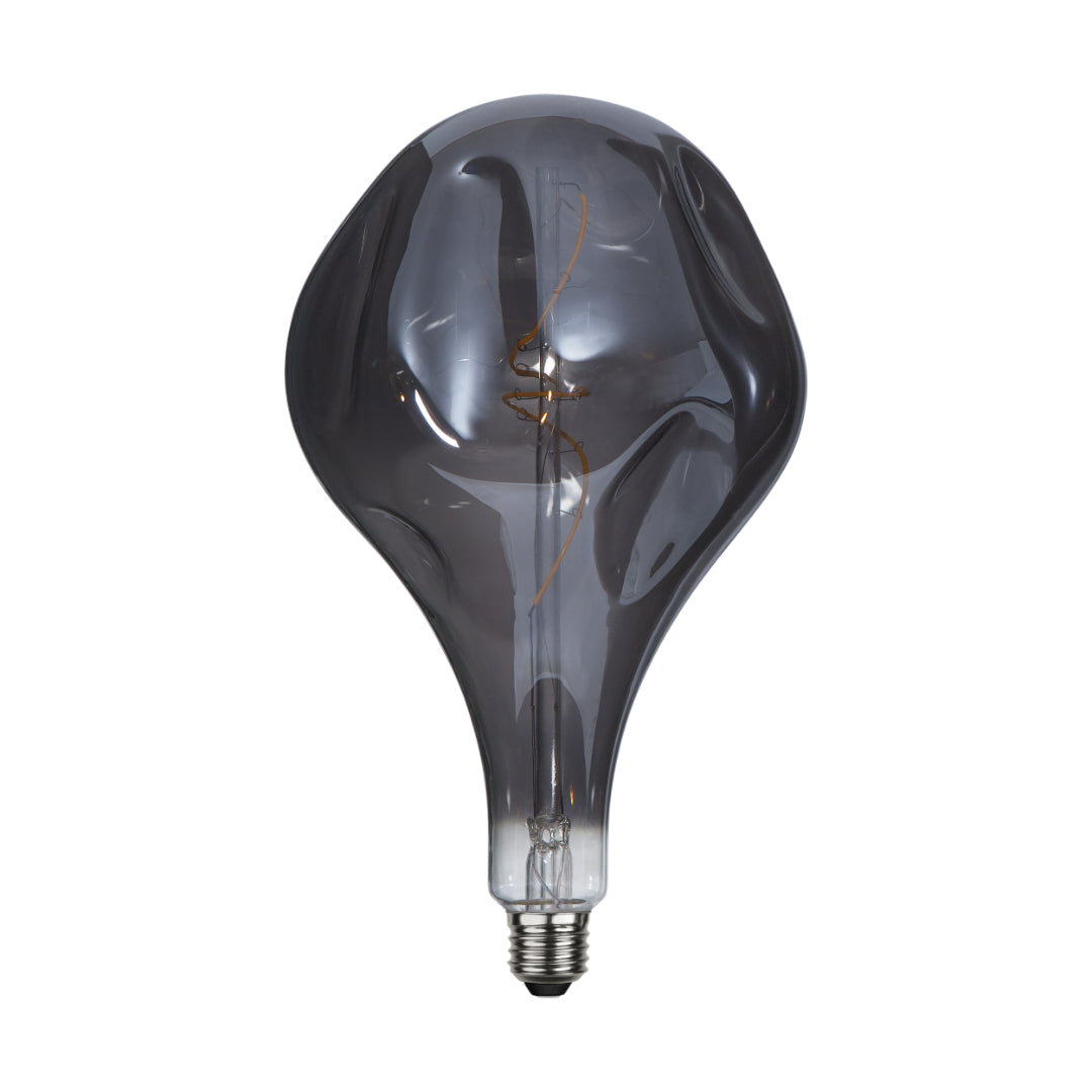 Distorted E27 LED Dimmable Warm White Black Bulb