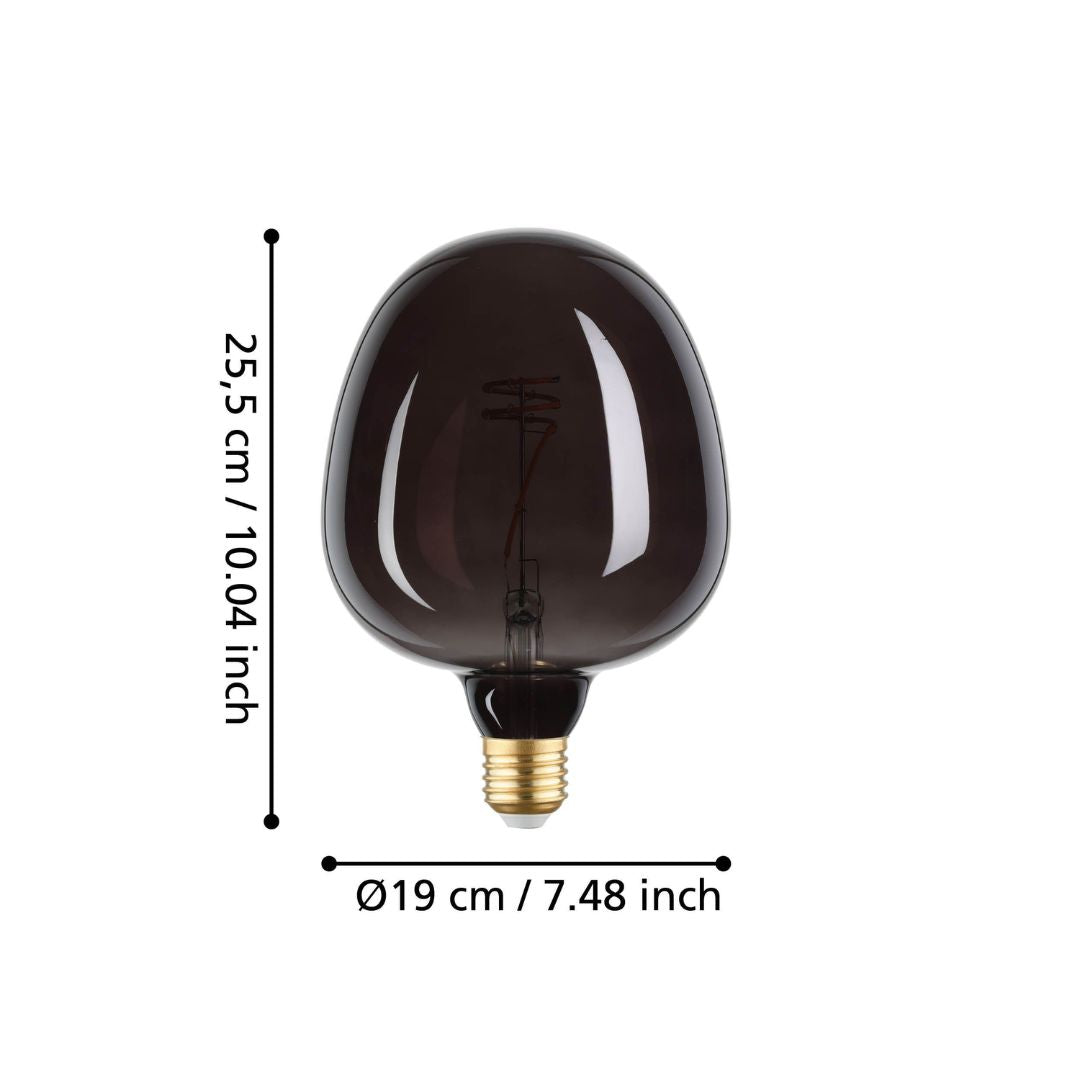 Black E27 Dimmable 4W LED Light Bulb