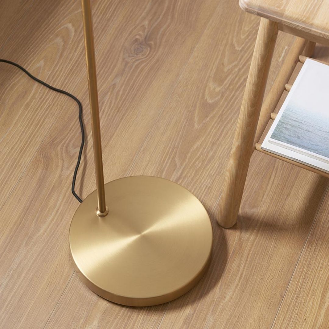 Carlson Brass Arc Floor Lamp