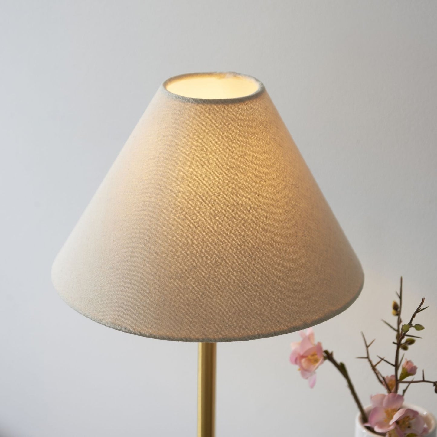 Bertoia Brass & Marble Table Lamp