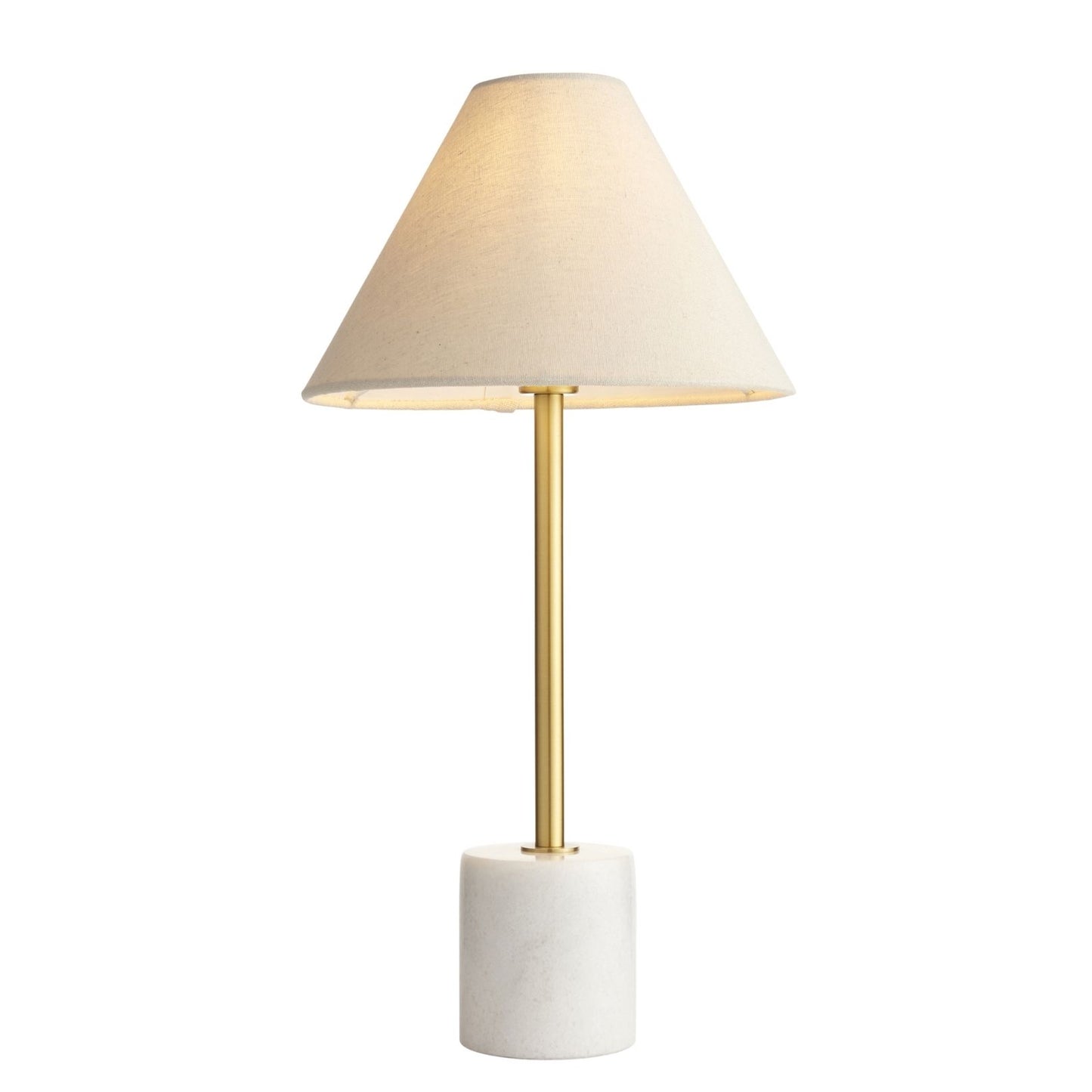 Bertoia Brass & Marble Table Lamp