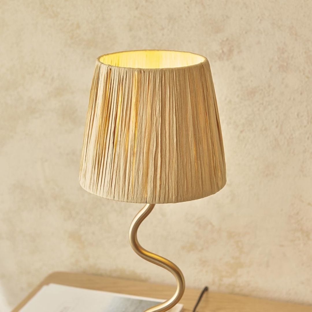 Wriggle Brass Table Lamp
