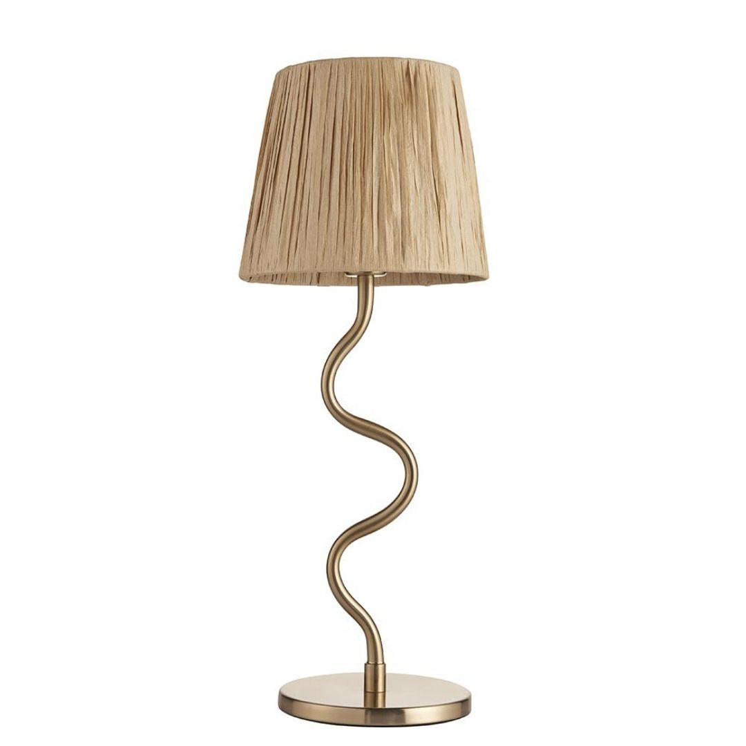Wriggle Brass Table Lamp