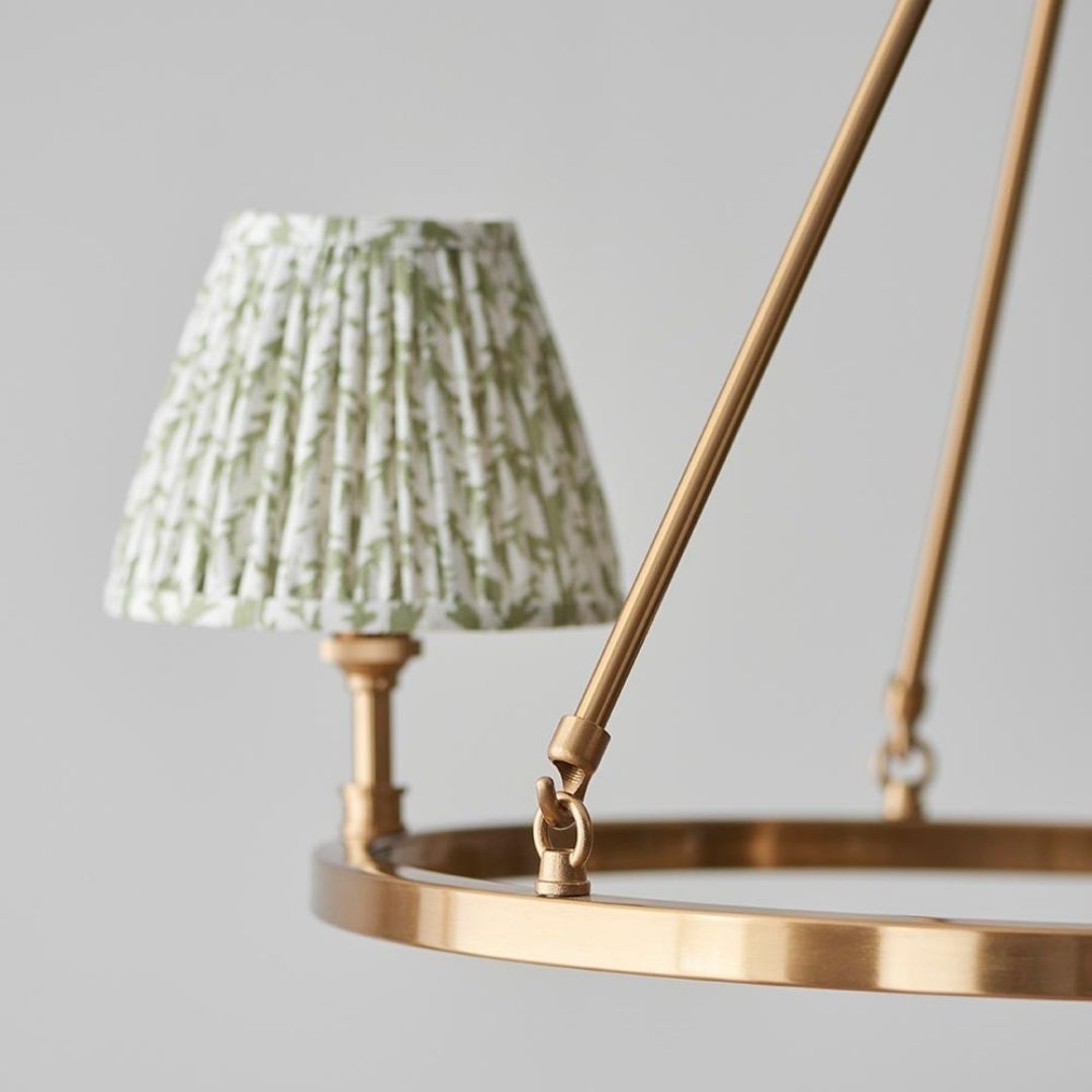 Chester & Leaf 3 Light Brass Pendant Ceiling Light