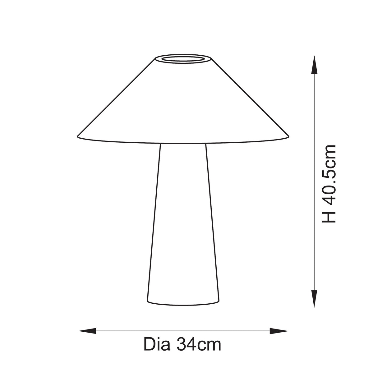 Isak Aged Brass Table Lamp