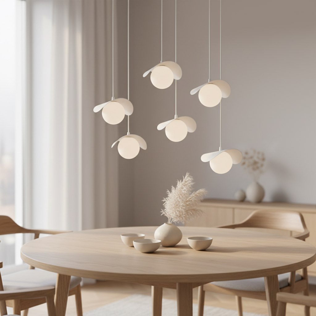 Ritual 6 Light Pendant White