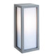 Warwick 1 Light Silver Outdoor IP54 Wall Light