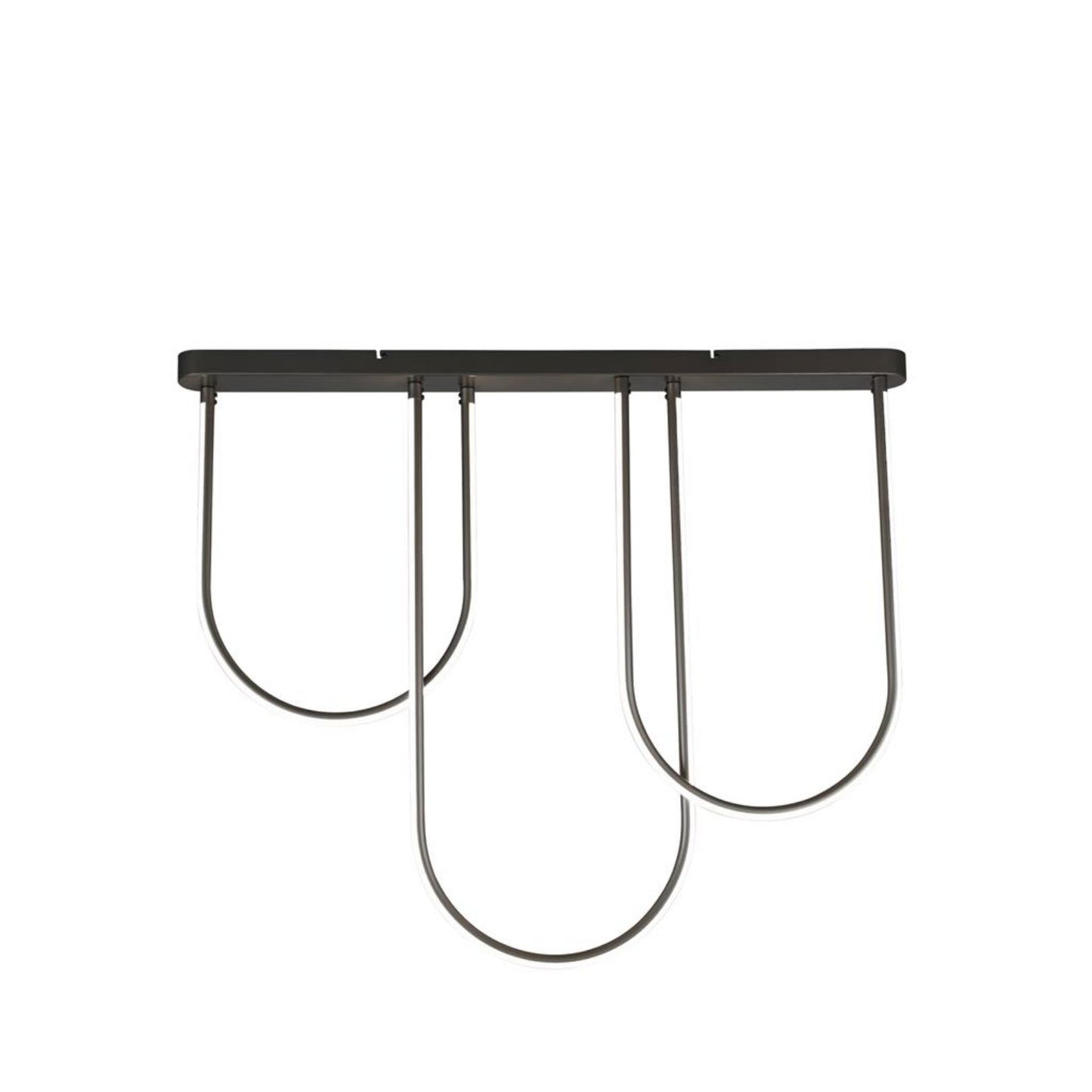 Chime Matte Black LED Ceiling Pendant Bar