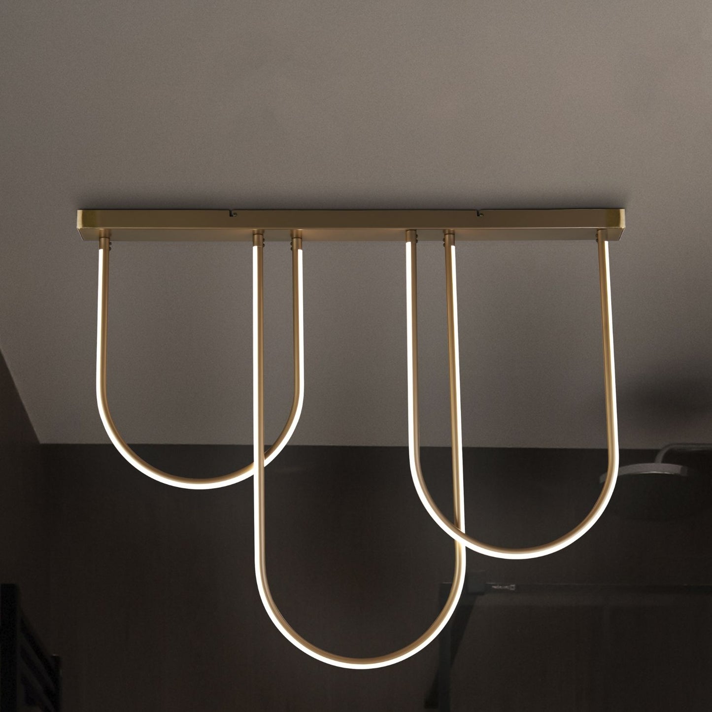 Chime Bronze LED Ceiling Pendant Bar