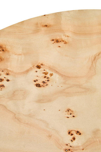 Mota Natural Burl Wood Round Coffee Table