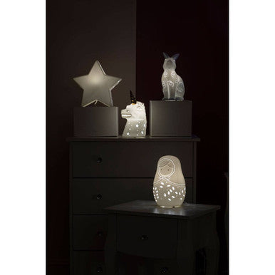Kids Rabbit Ceramic Night Light