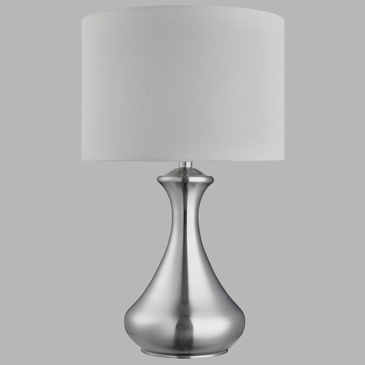 Touch Silver Glass Table Lamp