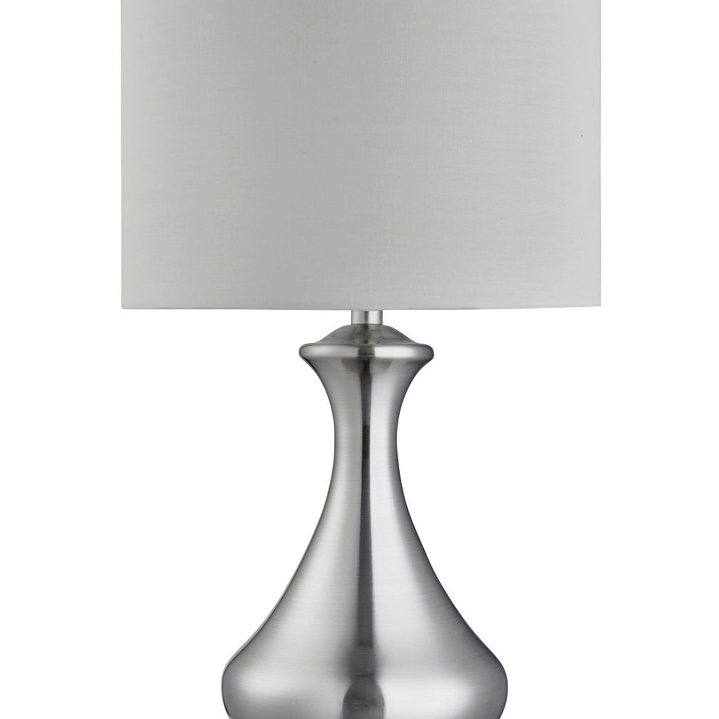 Touch Silver Glass Table Lamp