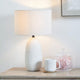 Erika White Ceramic Table Lamp