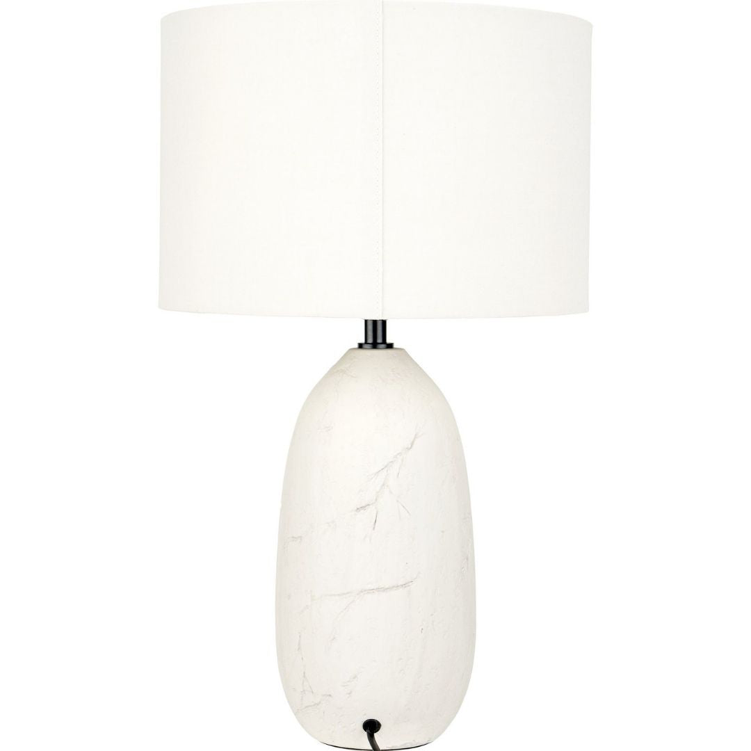 Erika White Ceramic Table Lamp