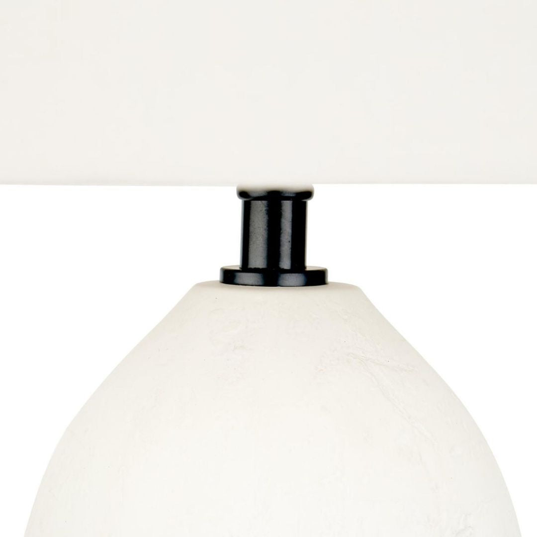 Erika White Ceramic Table Lamp
