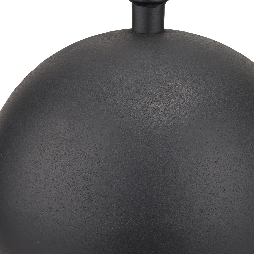 Benio Spherical Matte Black Table Lamp