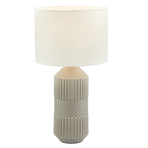 Meribel Tall Grey Table Lamp