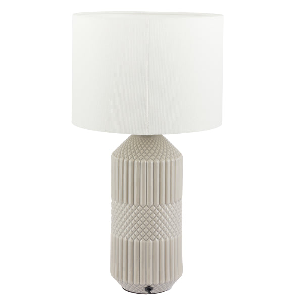 Meribel Tall Grey Table Lamp