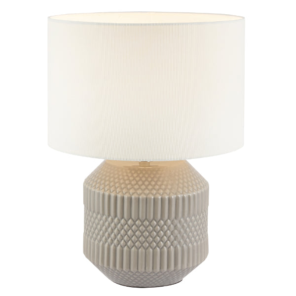 Meribel Small Grey Table Lamp