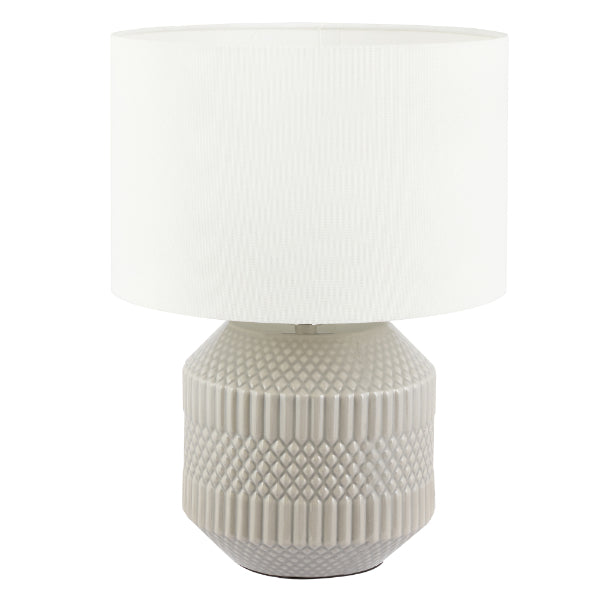Meribel Small Grey Table Lamp