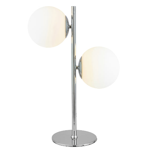 Asterope Opal & Polished Chrome Table Lamp