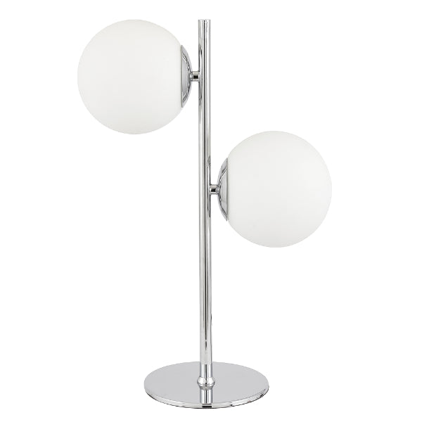 Asterope Opal & Polished Chrome Table Lamp