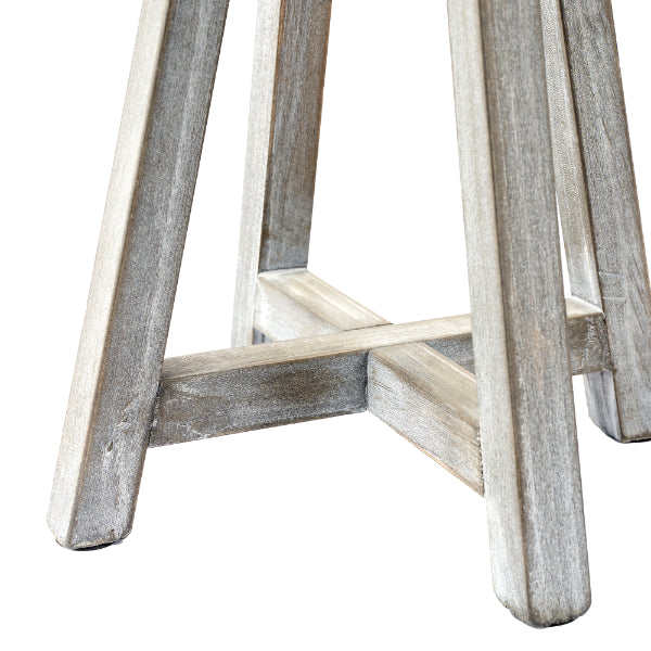 Whitby Grey Wood Table Lamp
