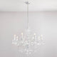 Clarence 8 Light Clear & Chrome Chandelier Ceiling Light
