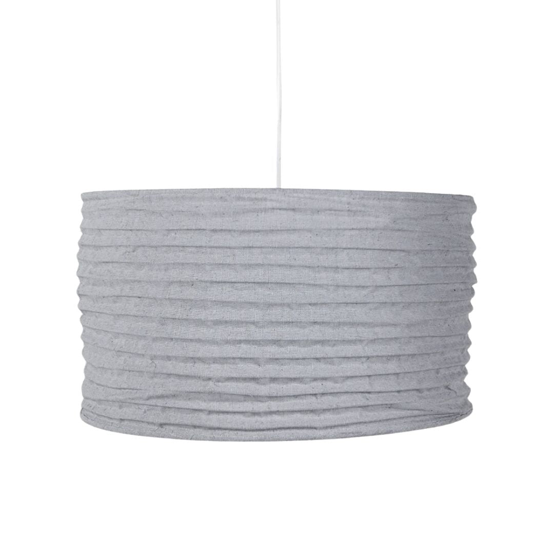 Patpong 35cm Grey Jute Easy Fit Pendant Shade