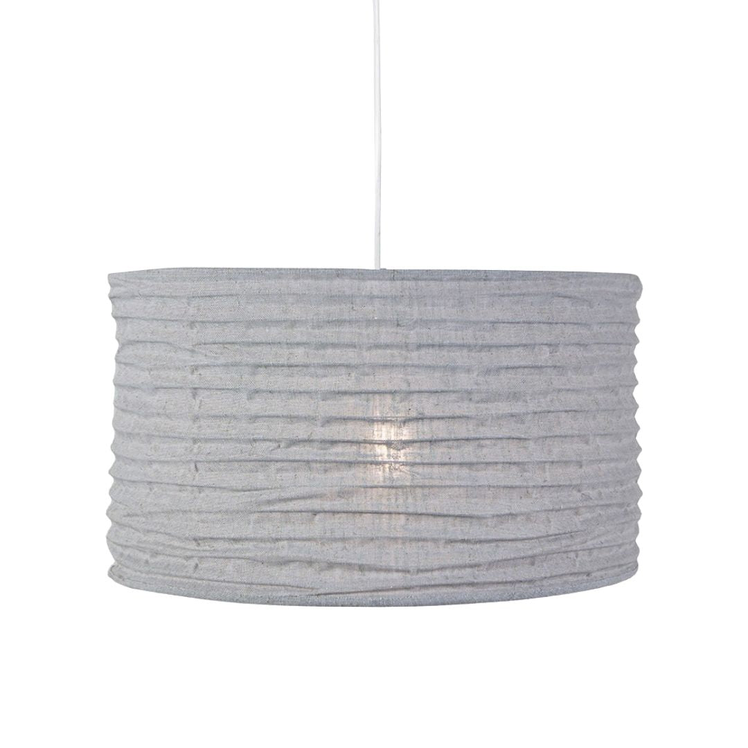 Patpong 35cm Grey Jute Easy Fit Pendant Shade
