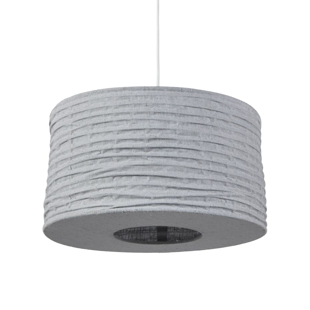 Patpong 35cm Grey Jute Easy Fit Pendant Shade